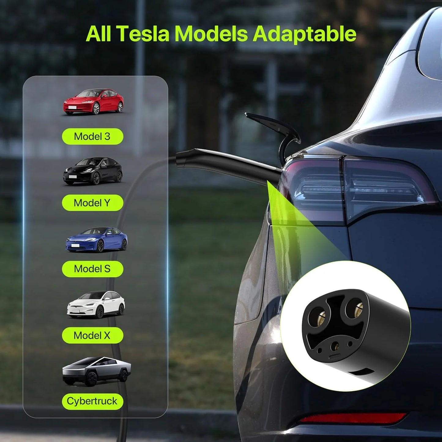 Flowgo 40A Level 2 Tesla Charger (NACS) – 240V