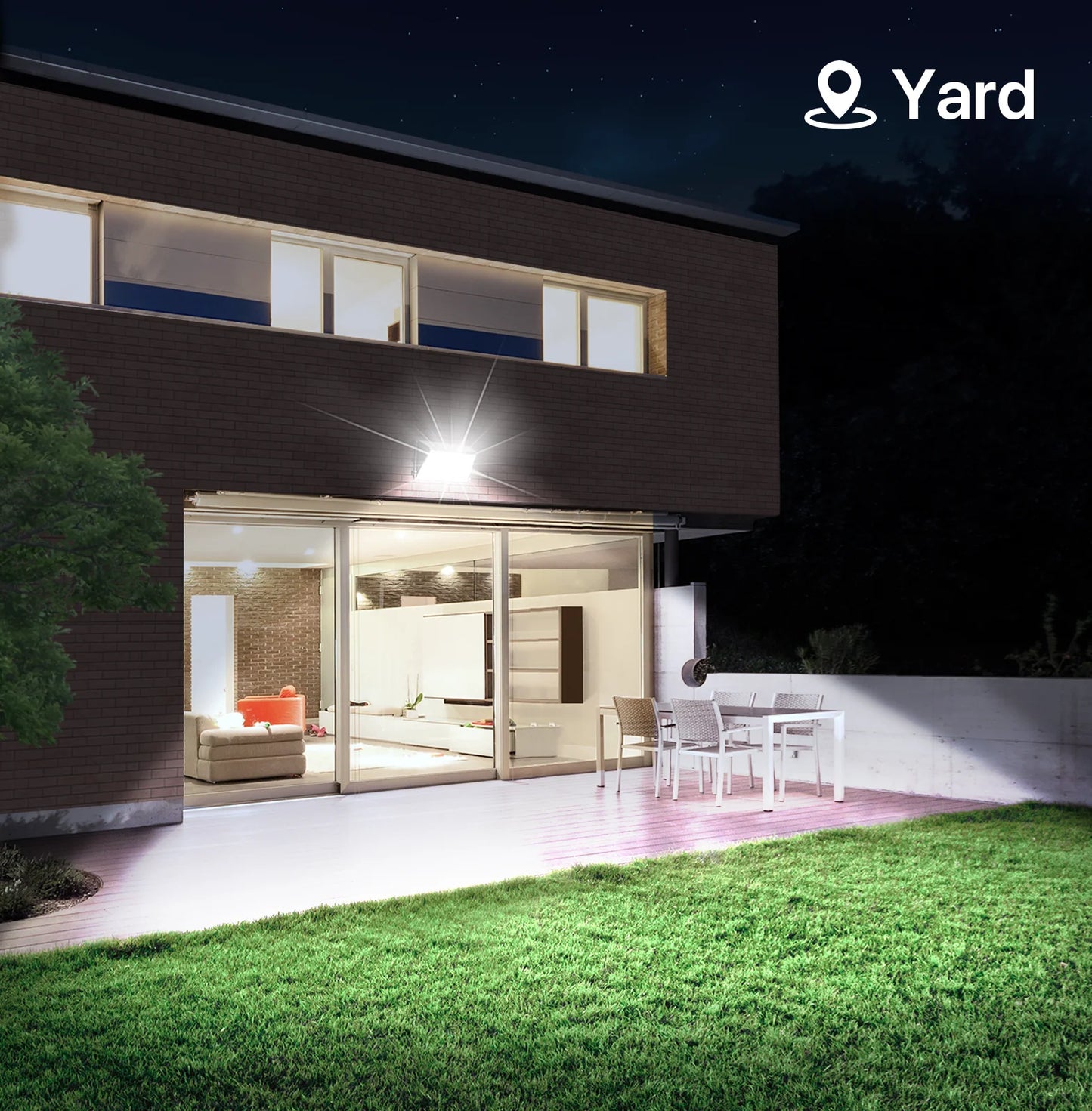 Wall Pack Light with Photocell - Moon series, 9100lumens, 5000K, AC 100-277V