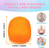 Squishy Fidget Toys Stress for Kids and Adults Super Solid Squeeze Ball Sensory for Stress Relief Birthday Easter Basket Stuffers and Party FavorsOrange