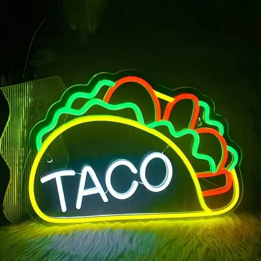 Taco Neon Sign Light