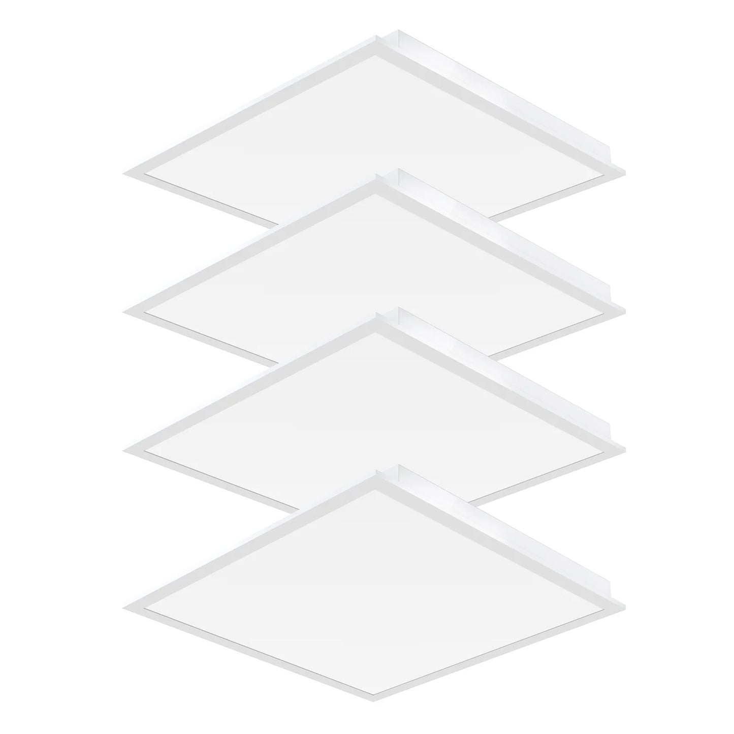 Recessed Mount Panel Light - BPL Series 4 Pack, 9000lumens, Selectable Wattage & CCT, AC 120-277V