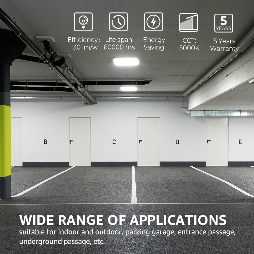 LED Canopy Light - Vega Series, 13000lumens, 5000K, AC 100-277V