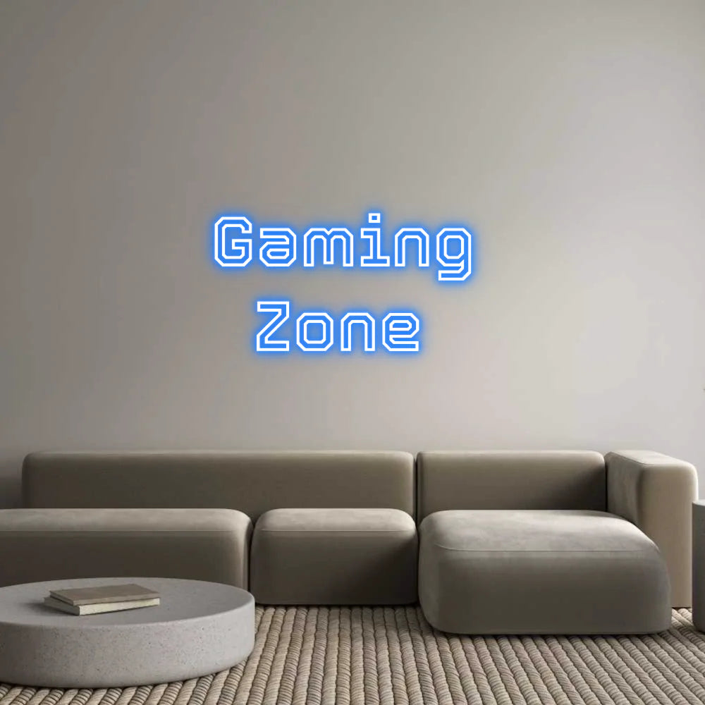 Custom Neon Light Gaming
Zone