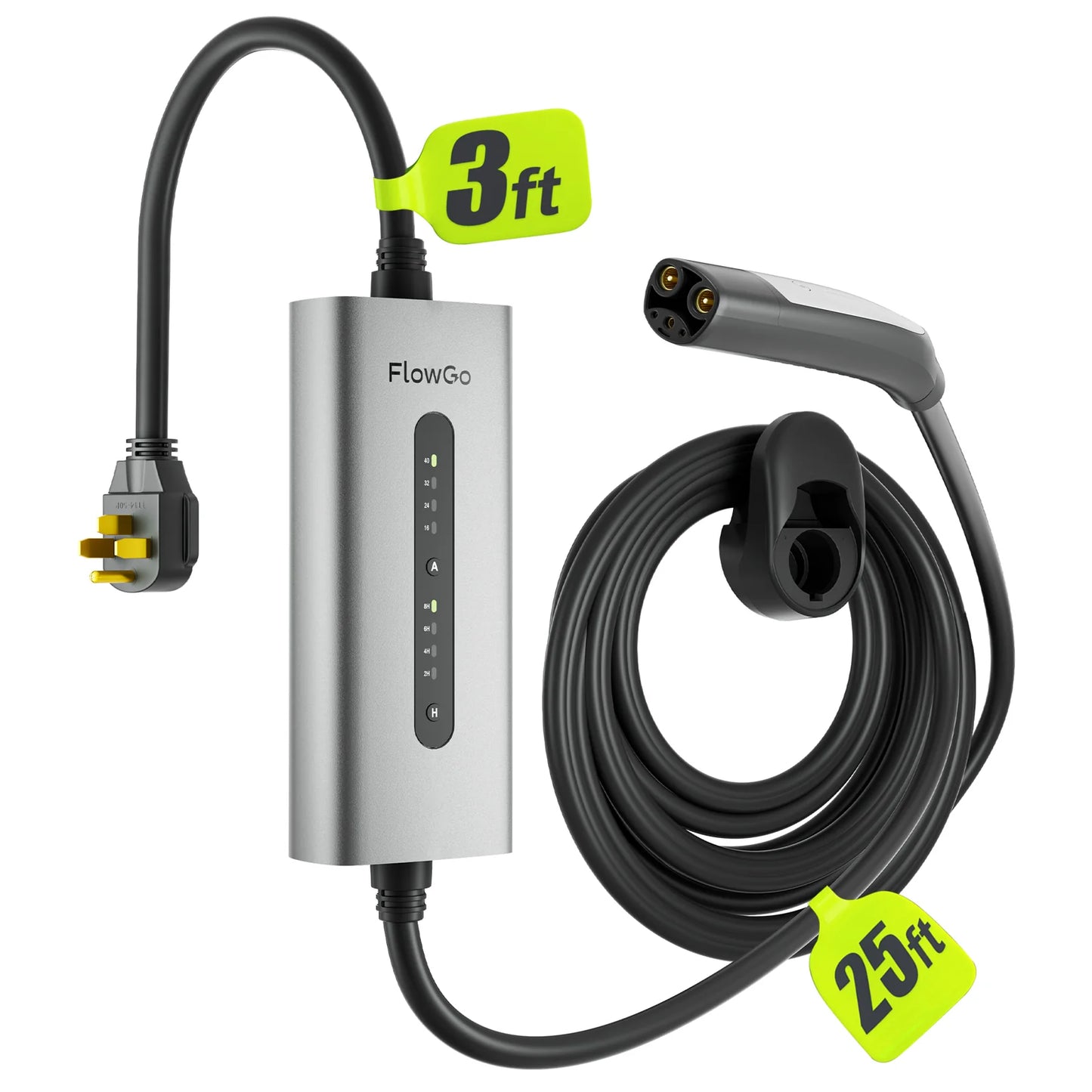 Flowgo 40A Level 2 Tesla Charger (NACS) – 240V