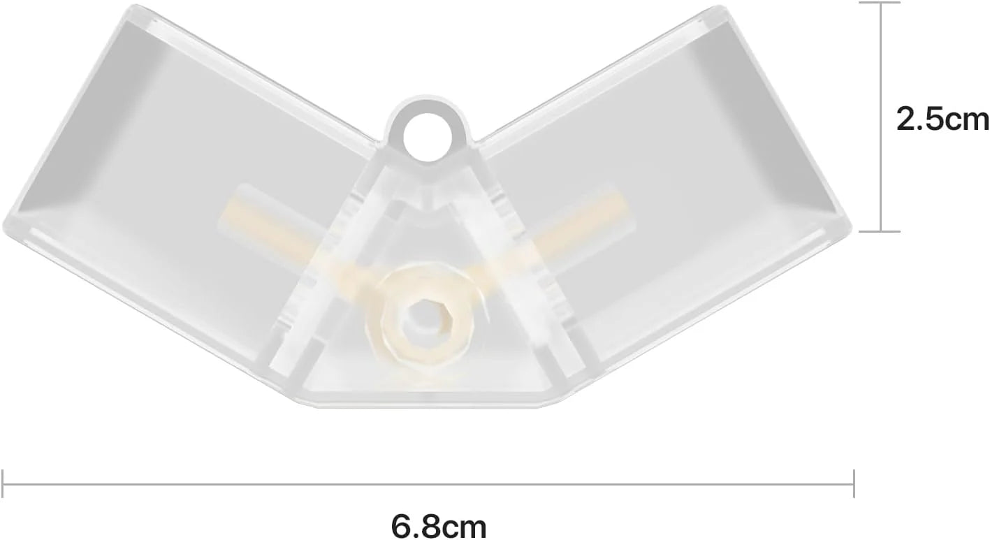 Hyperlite 120° V Connector Hexagon LED Lights Connectors Gen 2 Hexagon LED Lights
