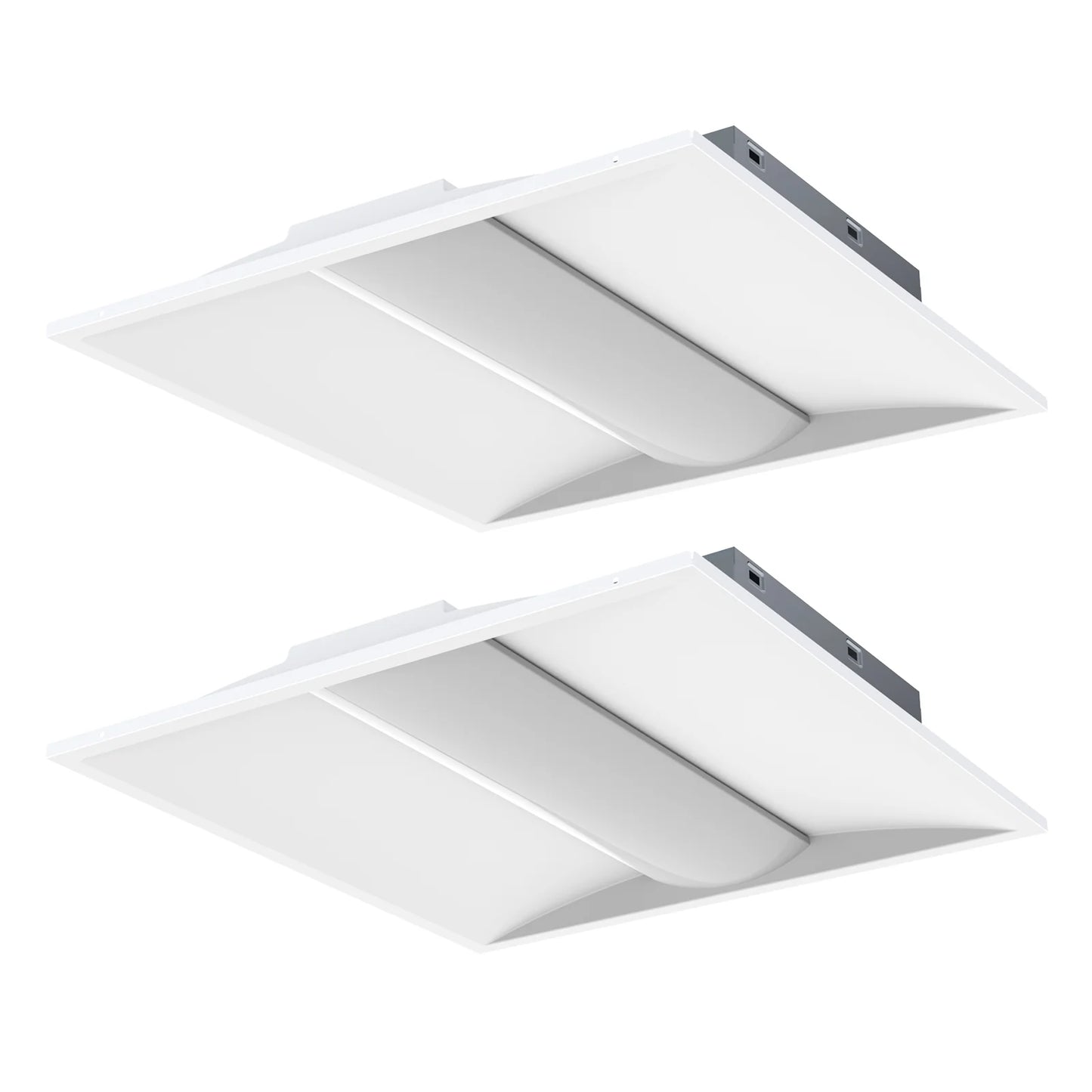 LED Troffer Lights - HPTF01 Series 2 Pack, 5000lumens, Adjustable Wattage & CCT, AC 120-277V