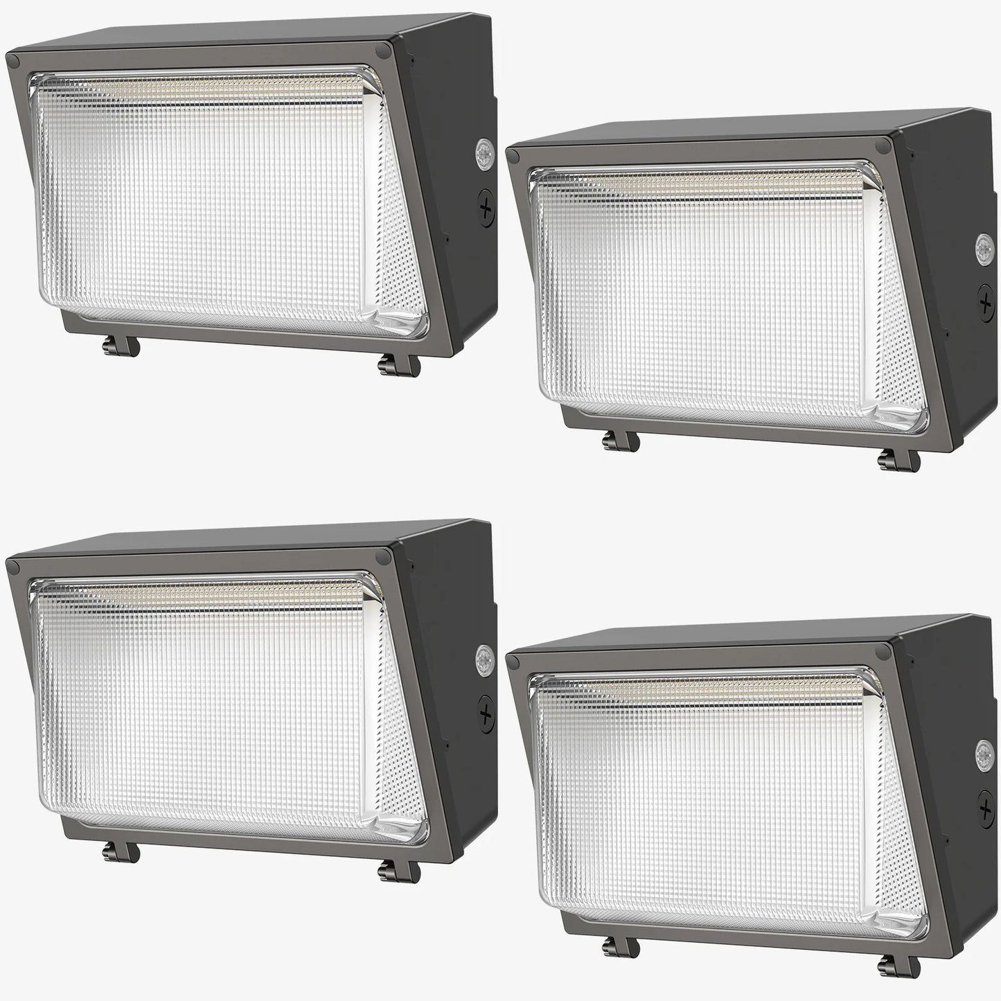 Hyperlite LED Wall Pack Light - HPSA02 Series, 18000lm, 5000K, AC 120-277V, Glass Lens Dusk to Dawn