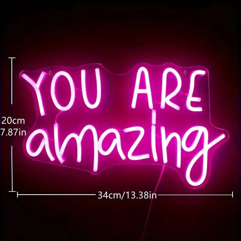 You Are Amazing LED Neon Sign Light