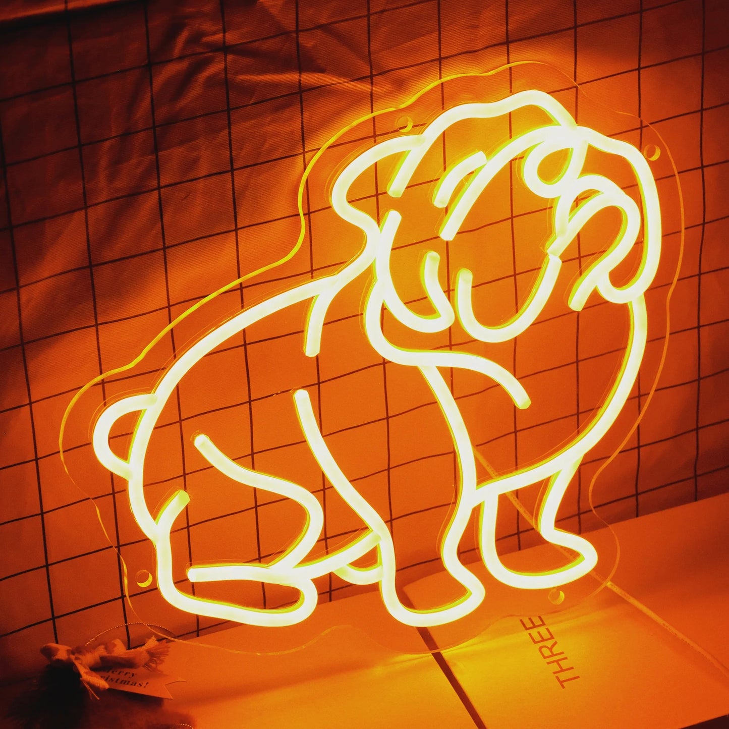 Bull Dog LED Neon Sign Light