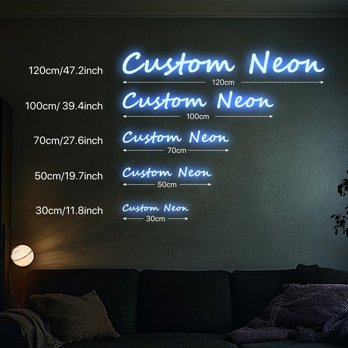 Dripping Lips UV LED Neon Sign