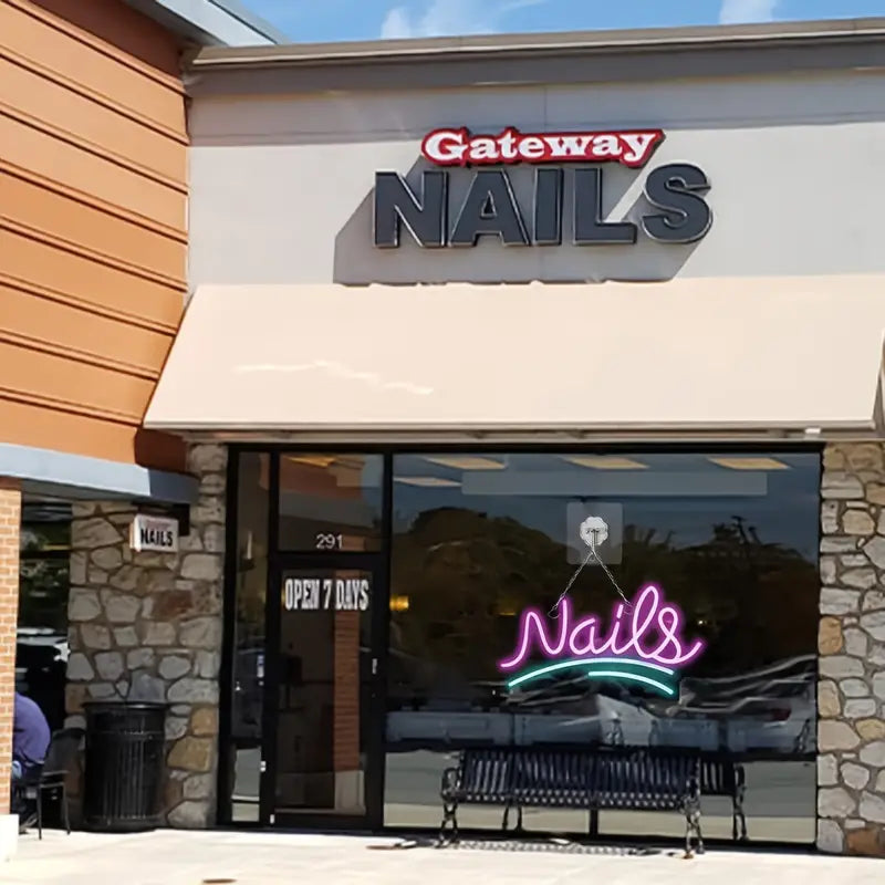 Nails Neon Sign Light