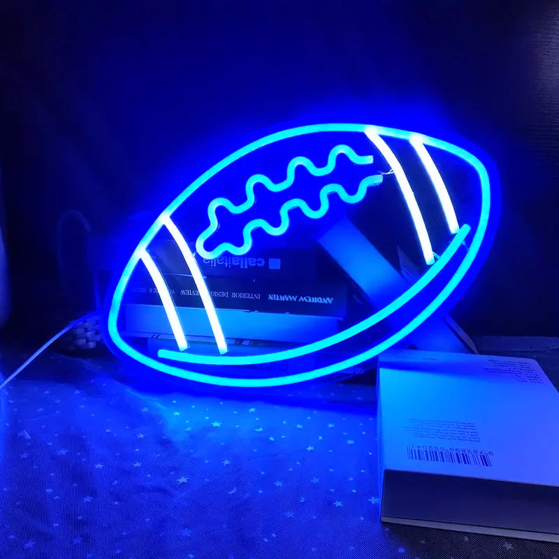 Rugby LED Neon Sign Light