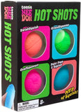 NeeDoh Hot Shot Teenie Needoh 4 Pack Sensory Squeeze Toy 15 in Diameter Colors May Vary