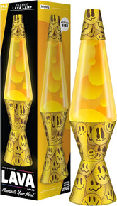 The Original Lava Lamp 145 Grinning Globs Classic Liquid Motion Lamp Yellow Lava and Orange Liquid Item 2094 Amazon Exclusive