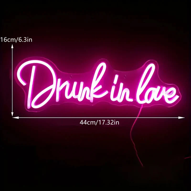 Drunk in Love Neon Sign Light