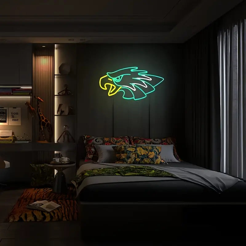 Eagle Head Neon Sign Light