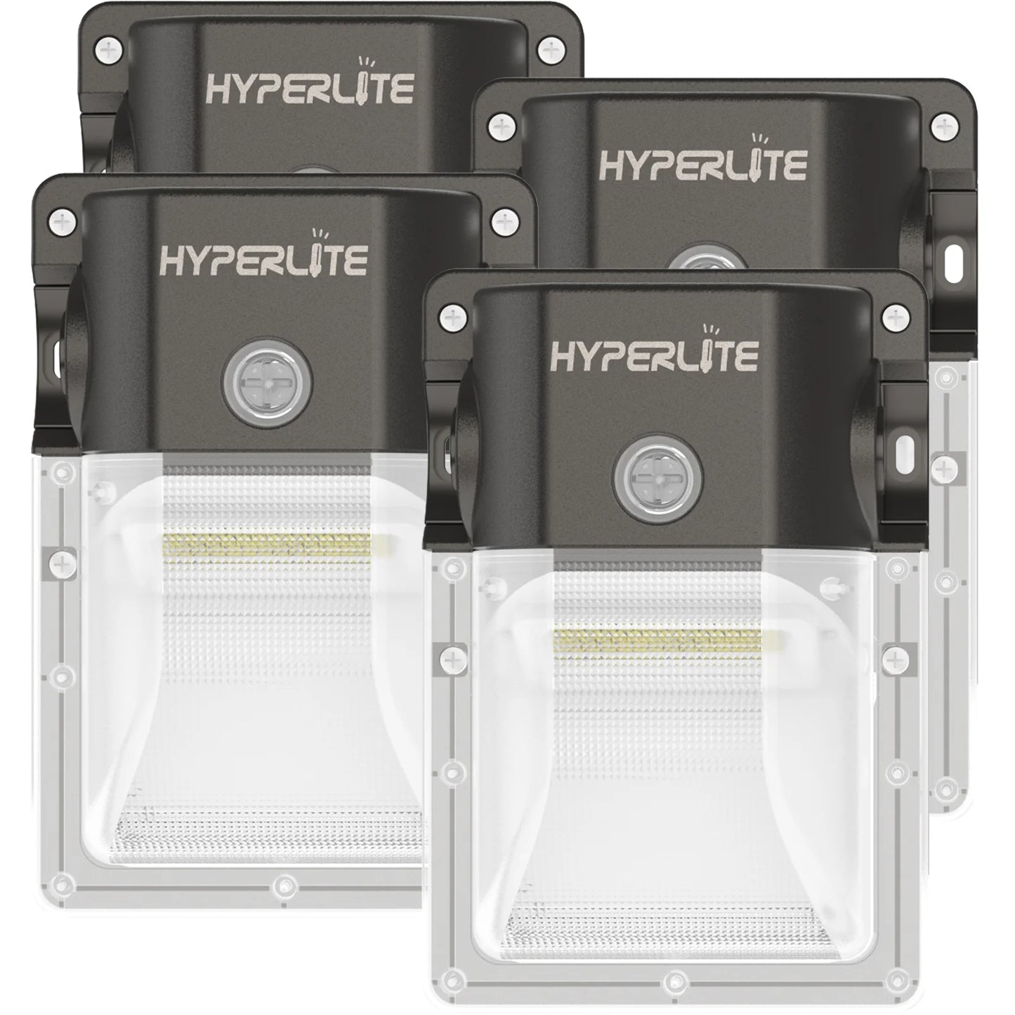 LED Mini Wall Pack Light with Photocell, 3600 lumens, 5000K, AC 120V