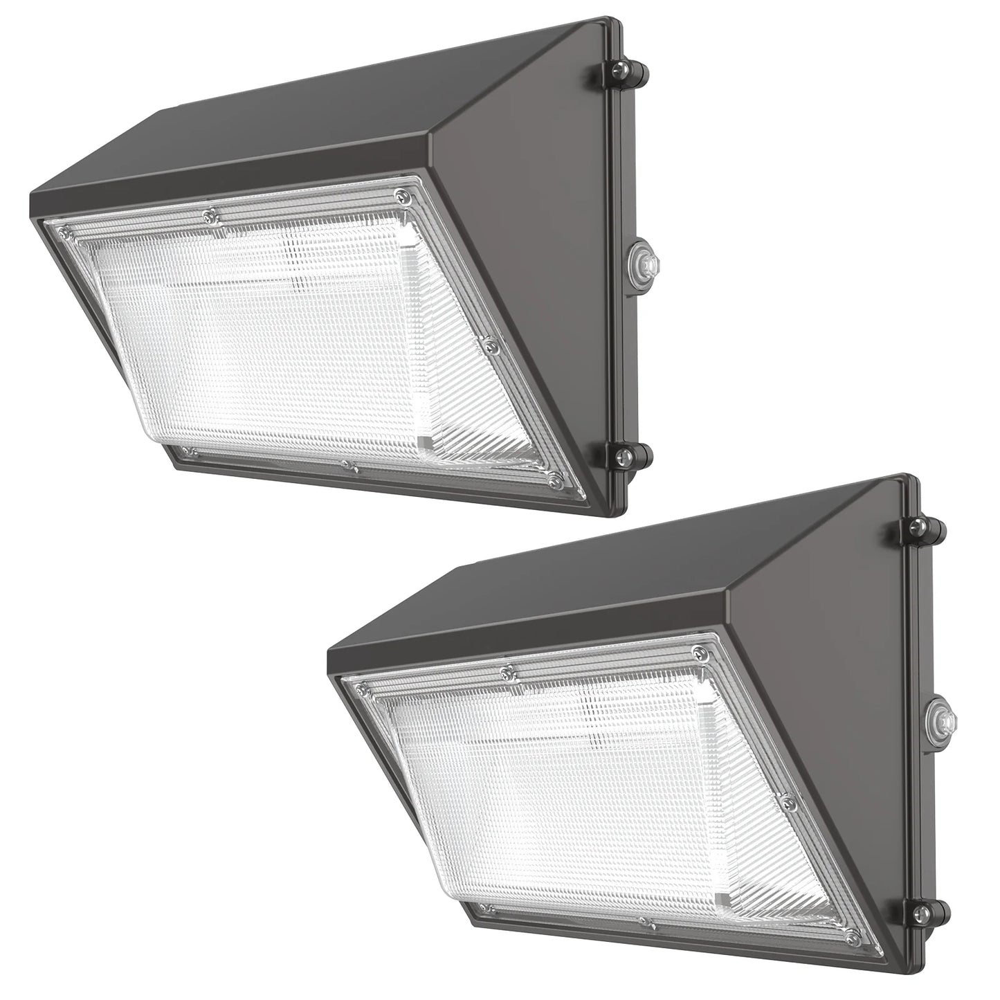 Wall Pack Light with Photocell - Moon series, 6500lumens, 5000K, AC 100-277V