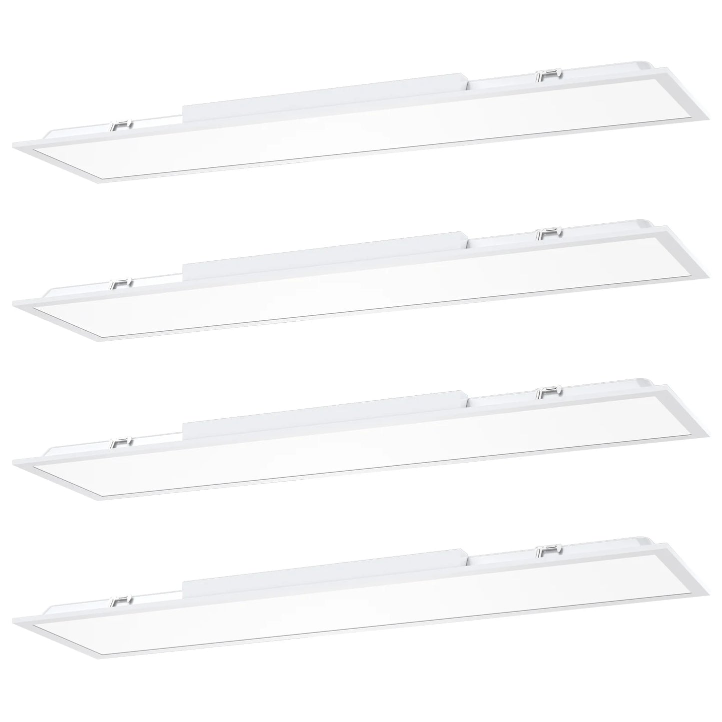 Recessed Mount Panel Light - BPL Series 4 Pack, 9000lumens, Selectable Wattage & CCT, AC 120-277V