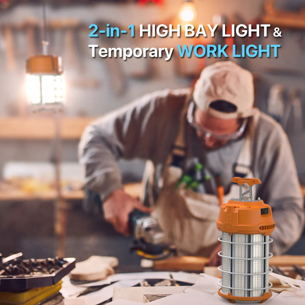 LED Work Light - Hive Series, 7500lumens, 5000K, AC 120V, Plug & Play