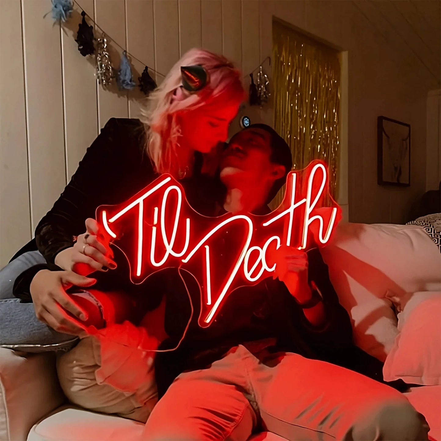 Til Death Neon Sign Light