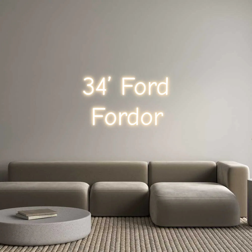 Custom Neon Light 34’ Ford
Fo...