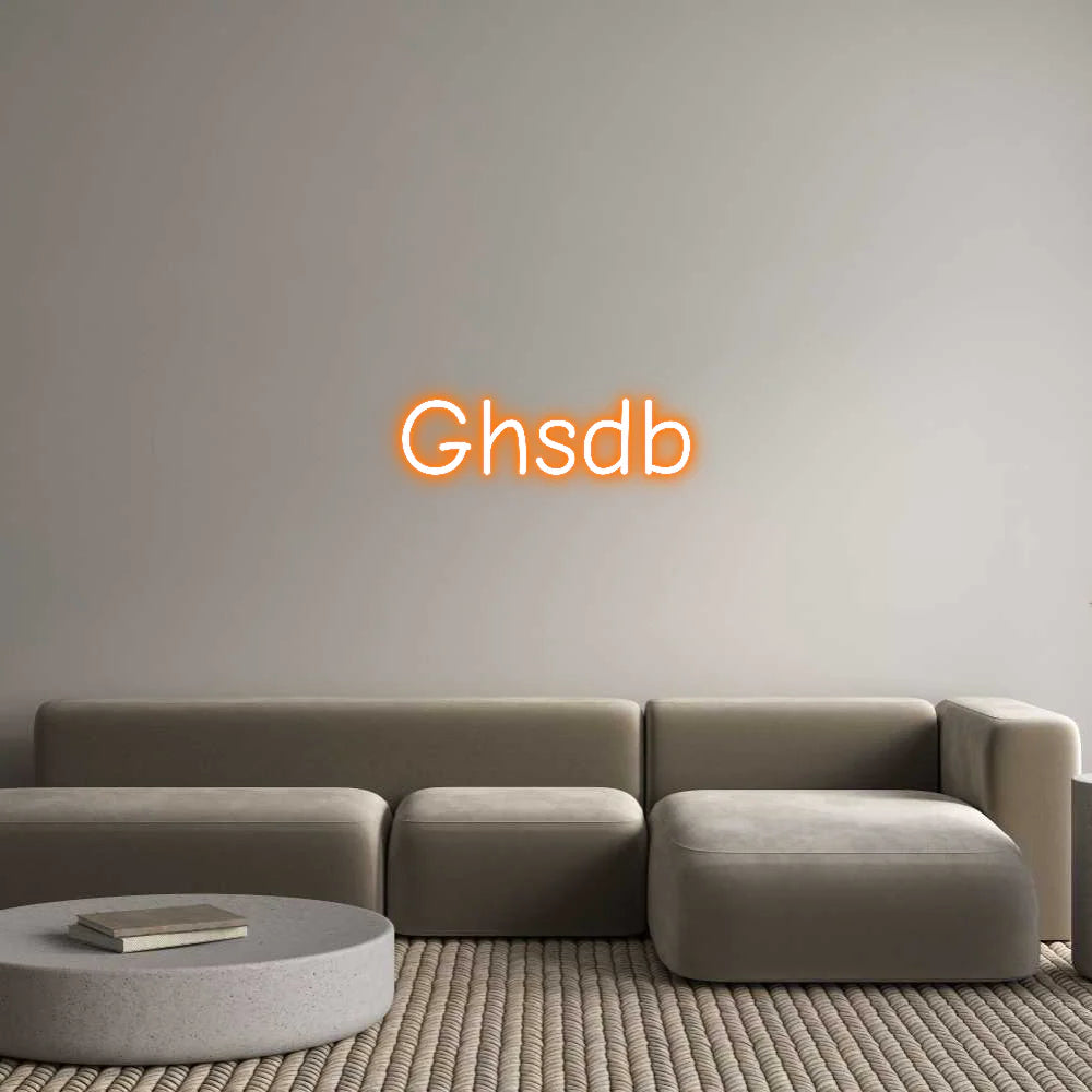 Custom Neon Light Ghsdb