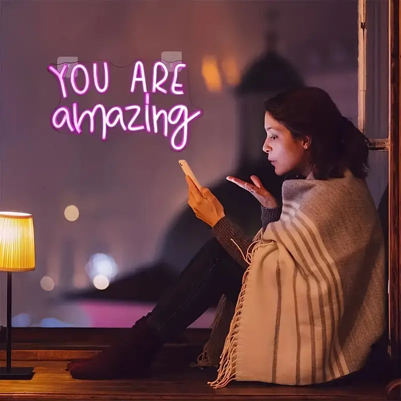 You Are Amazing LED Neon Sign Light