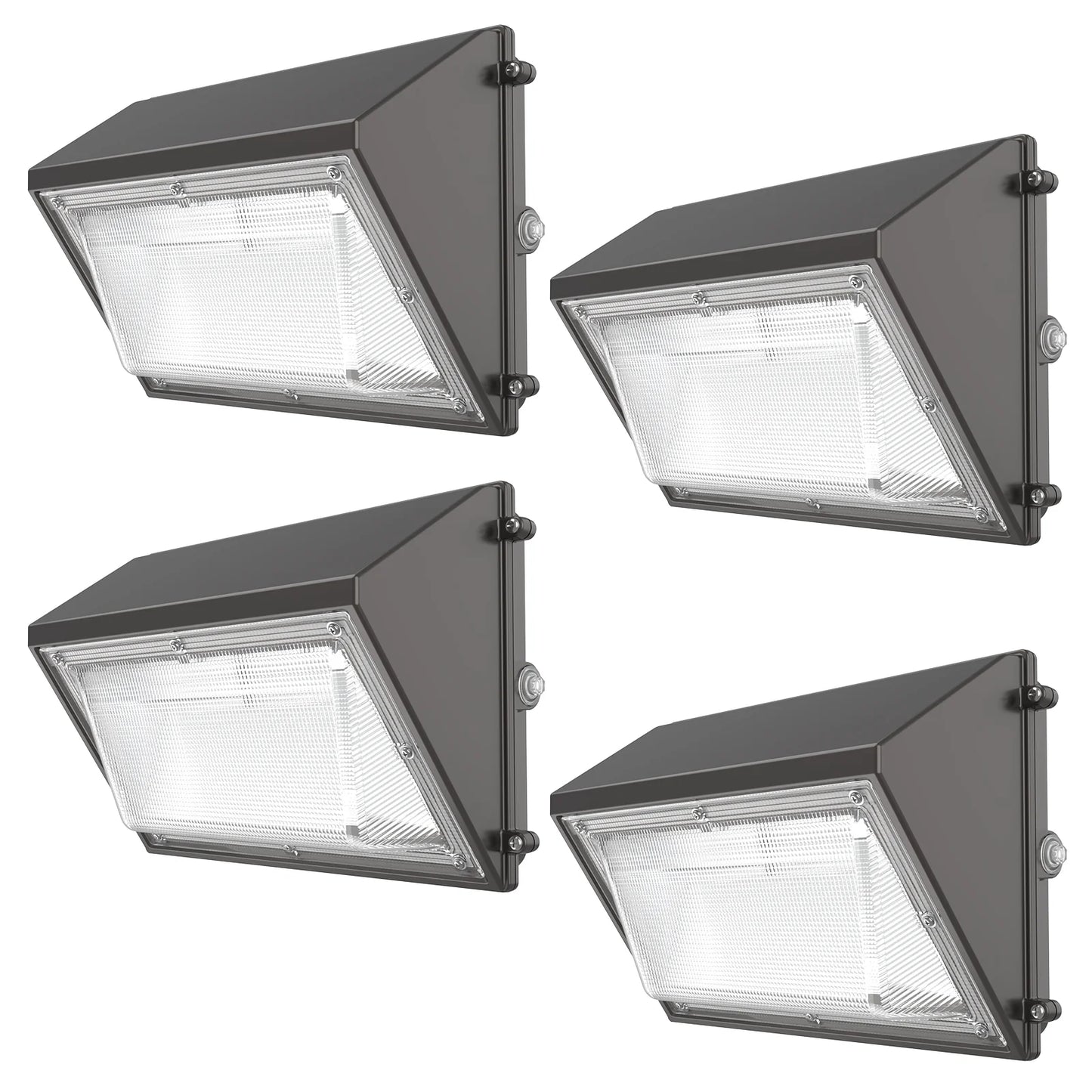 Wall Pack Light with Photocell - Moon series, 6500lumens, 5000K, AC 100-277V