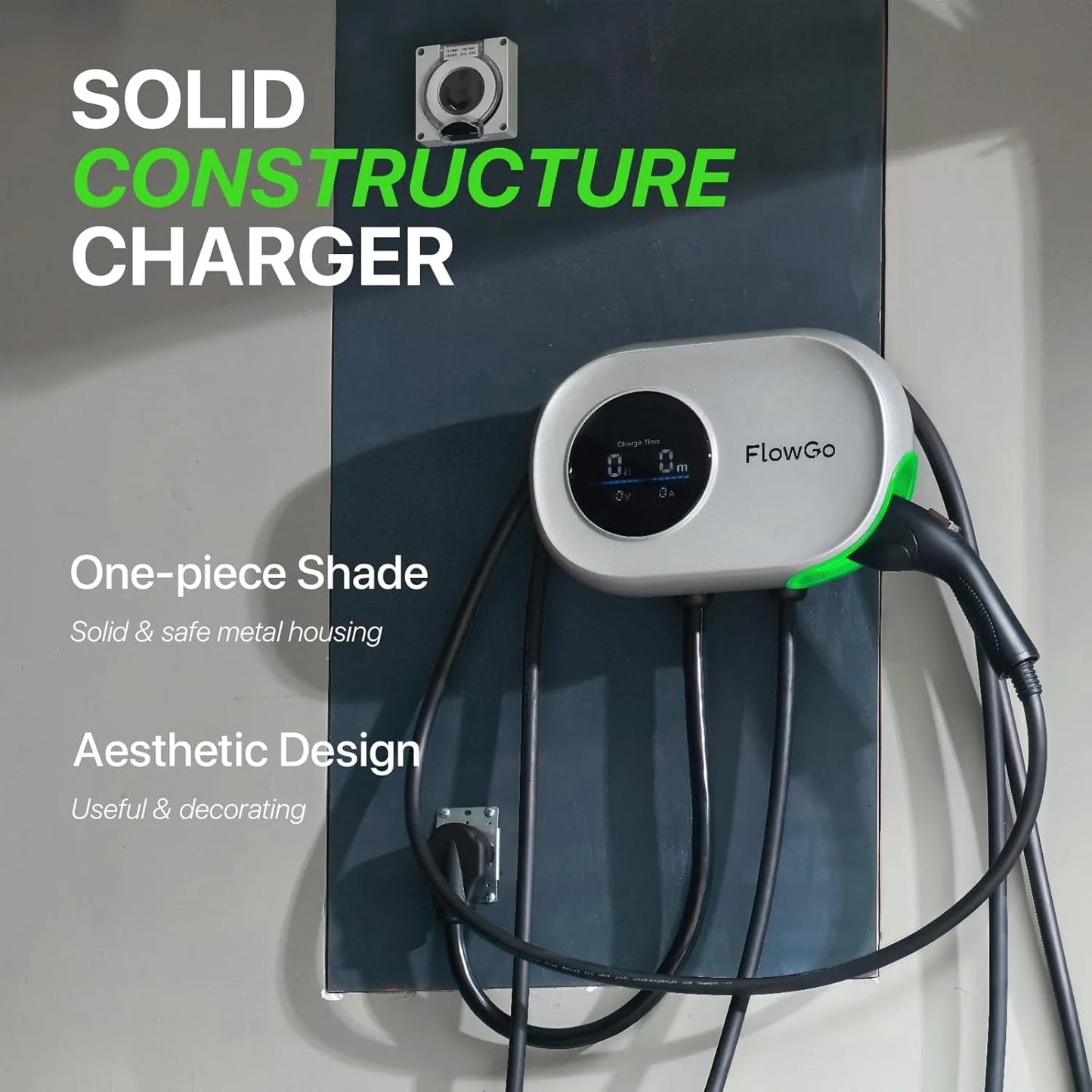 Flowgo Level 2 Smart EV Charger, 240V