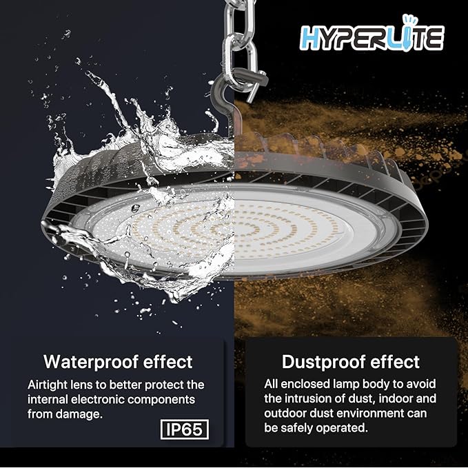 Hyperlite High Bay Light - Saturn Series with diffuser