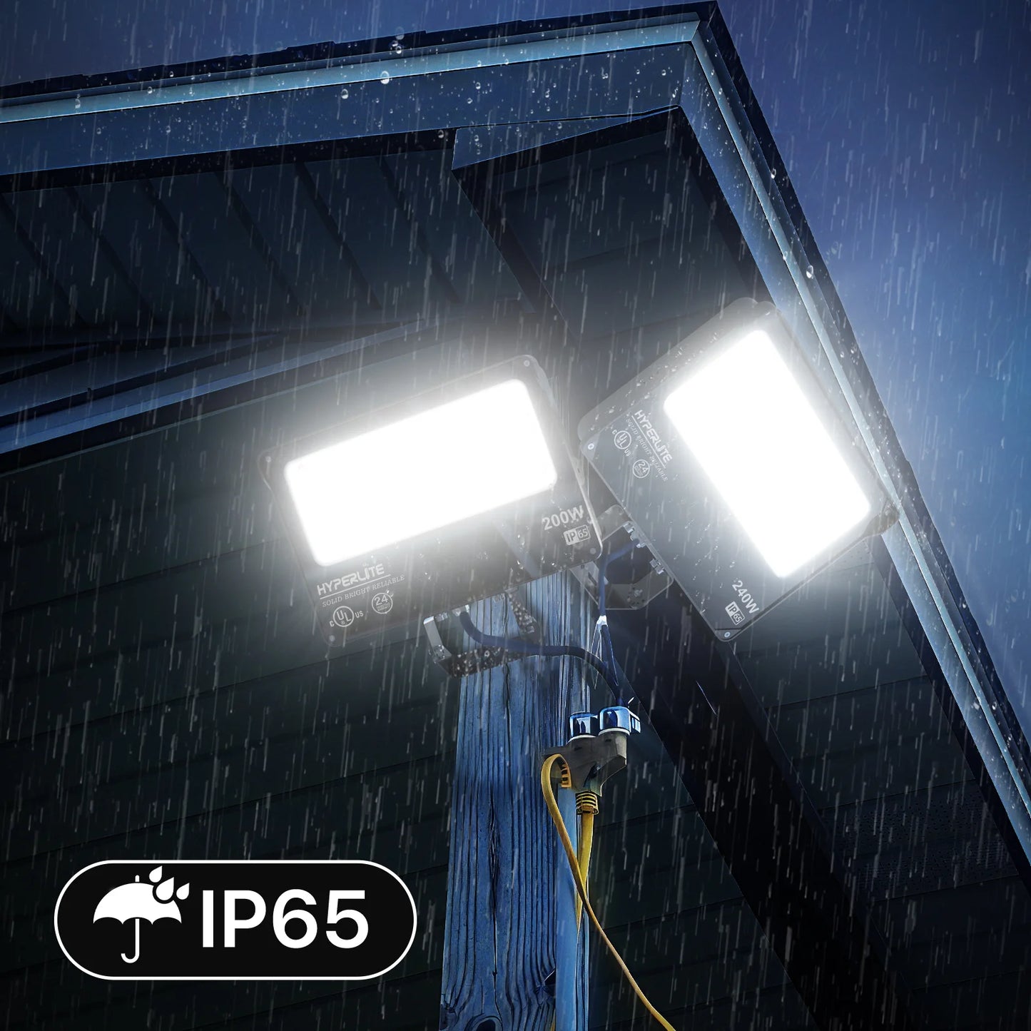 Hyperlite Led Flood Light - Mars Series (Trunion Mount), 28800lumens, 5000K, AC 120V ONLY