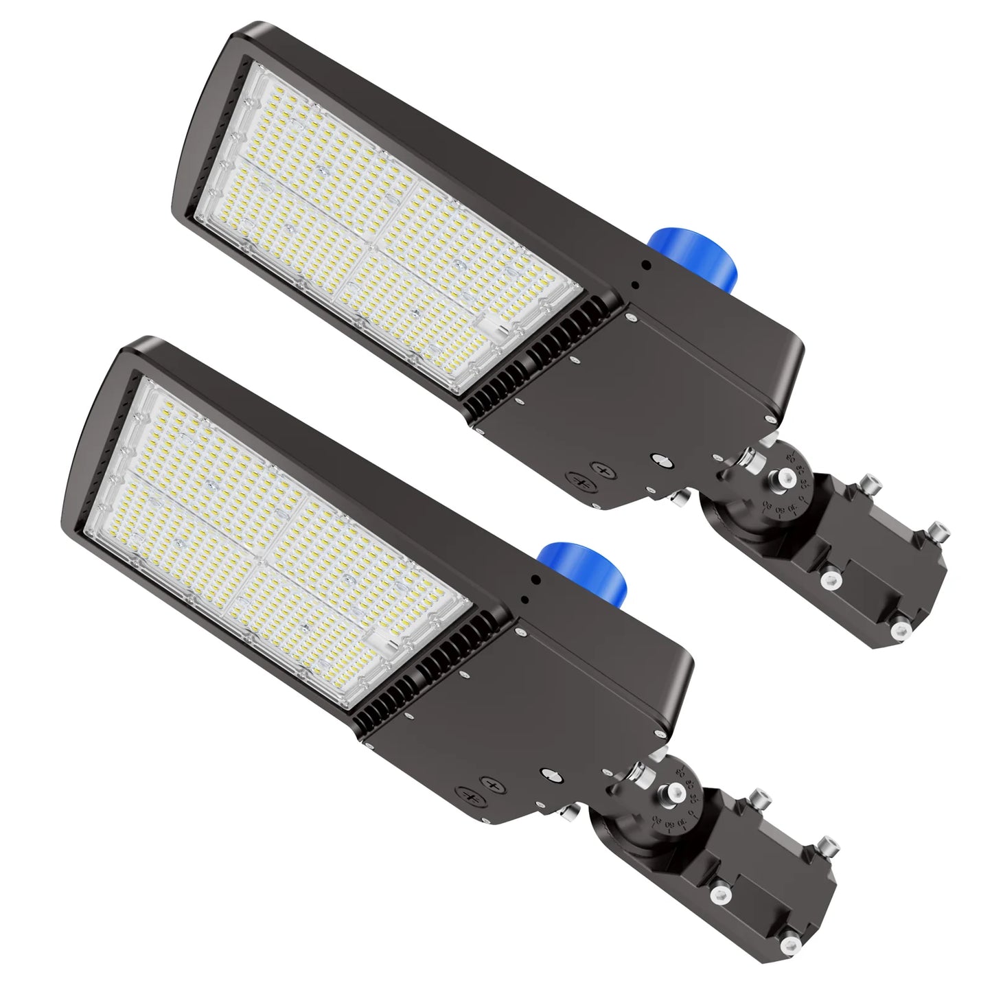 Hyperlite LED Parking Lot Light - Zeus Series, 45000lumens, 5000K, 120-277V, Dusk to Dawn