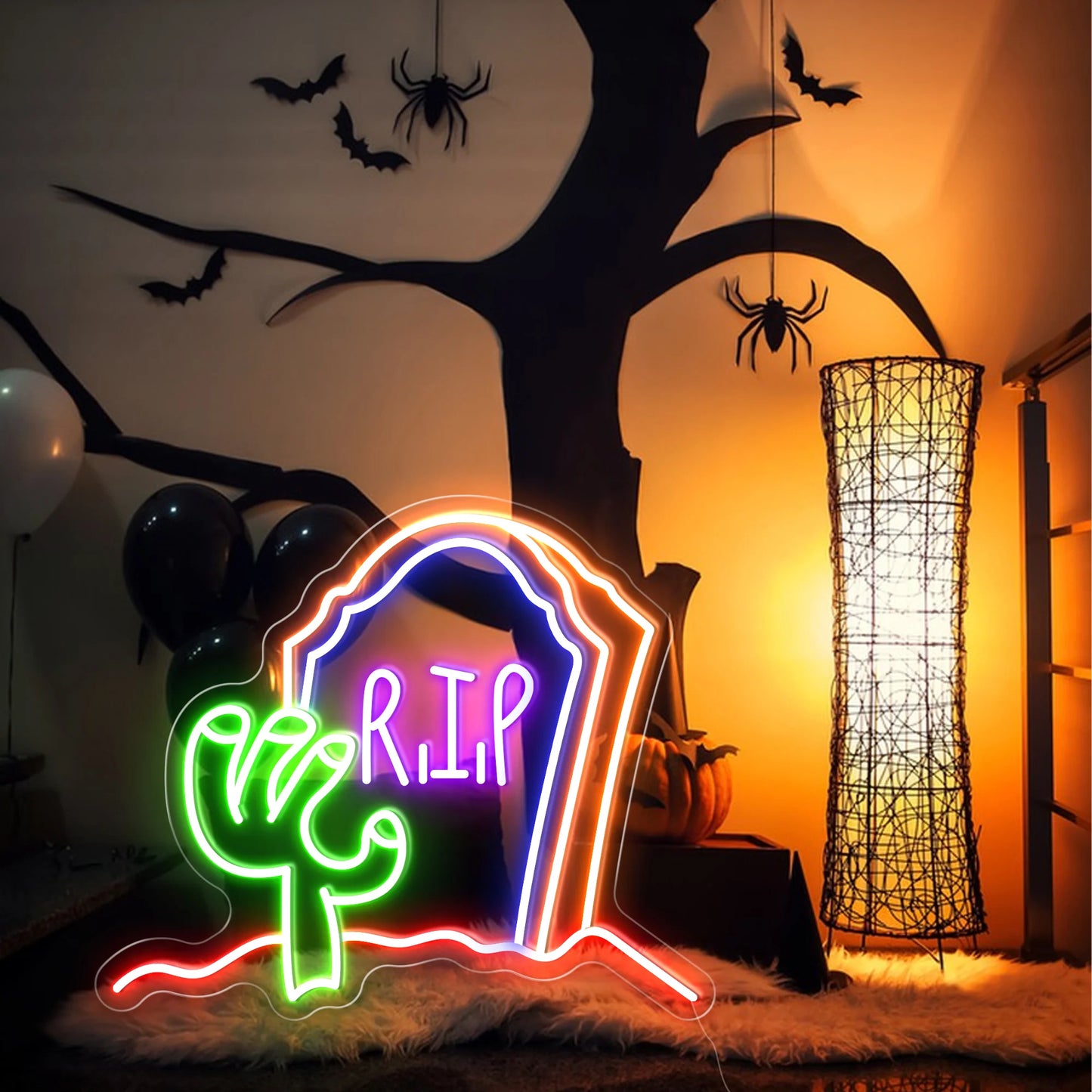 R.I.P LED Neon Sign Light