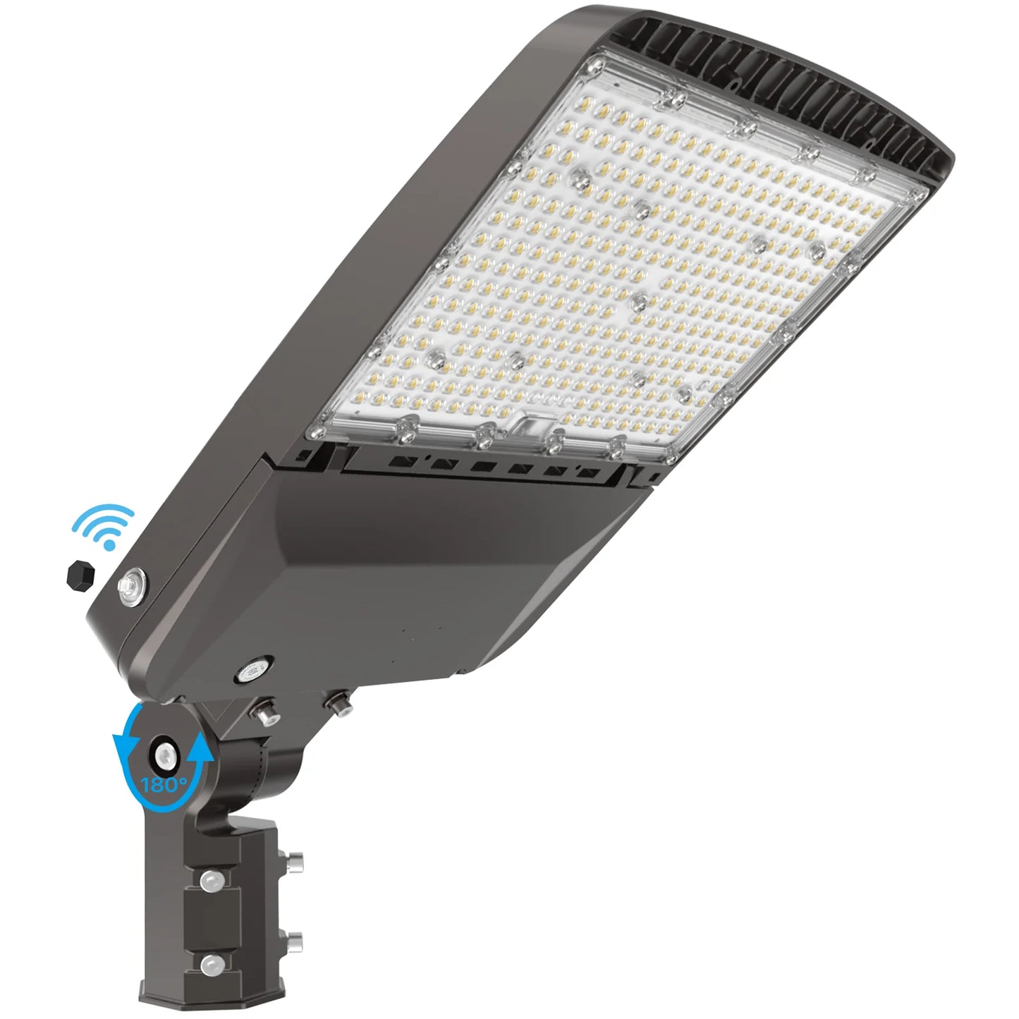 Hyperlite Led Parking Lot Lights - Hope Series, 22500lumens, 5000K, AC 100-277V, Dusk to Dawn, Slipper Fitter Mount