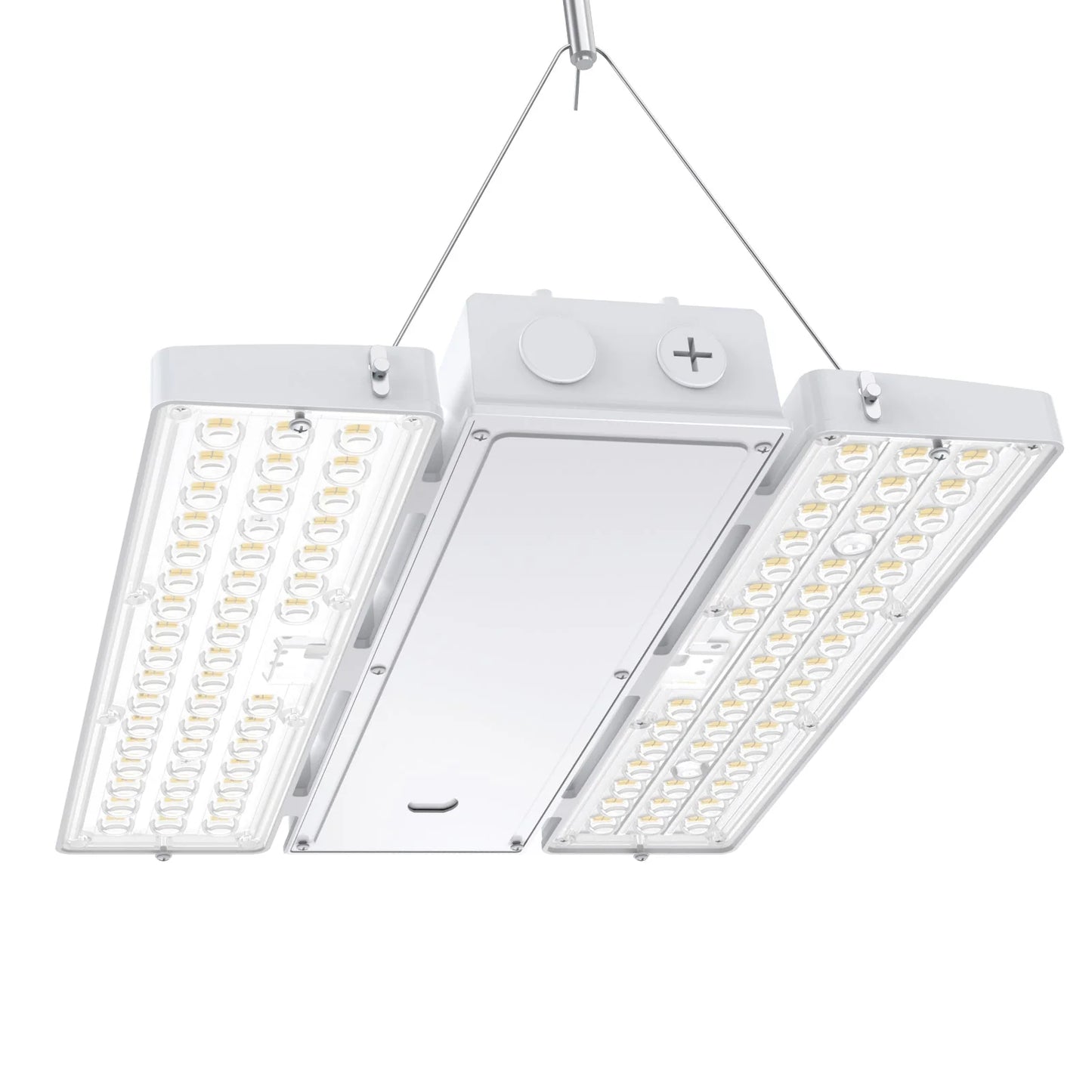 Linear High Bay LED Lights - LHBC Series, 46500lumens, Selectable Wattage &CCT Adjustable, 120-277V, 1.7ft
