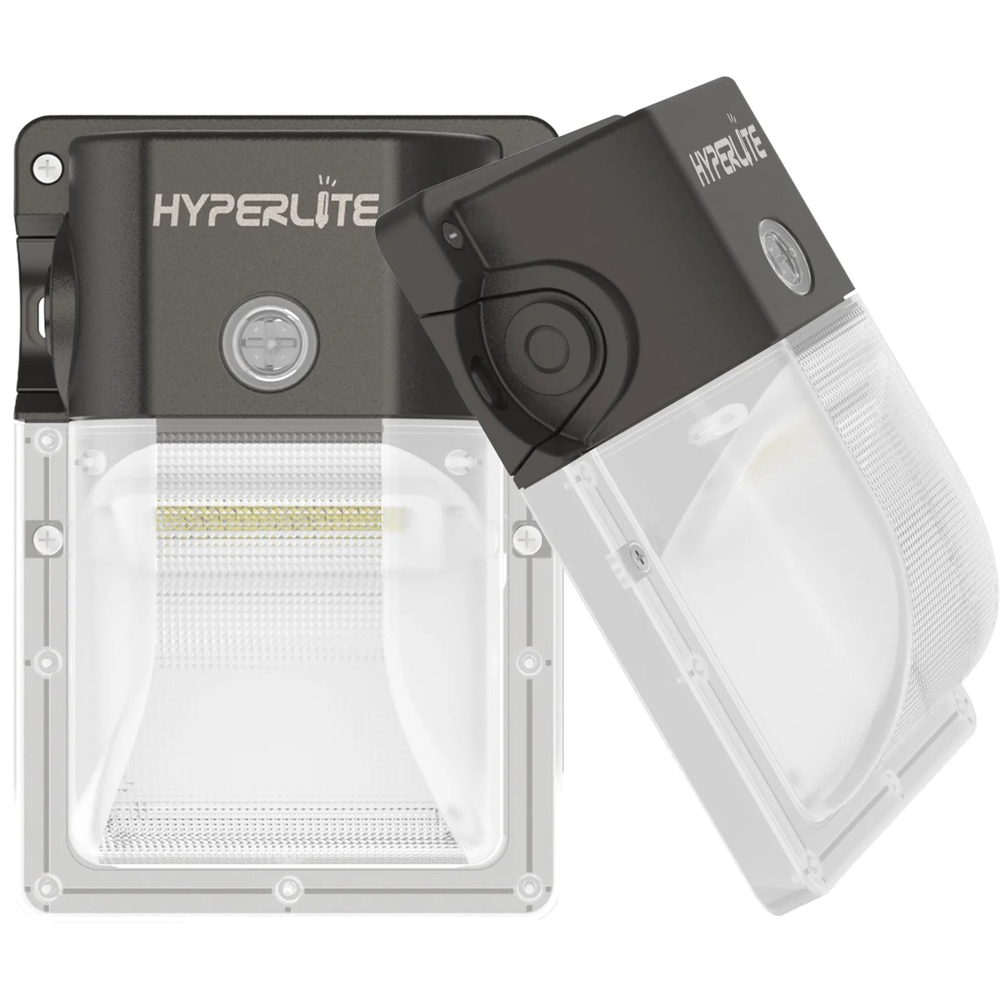 LED Mini Wall Pack Light with Photocell, 3600 lumens, 5000K, AC 120V