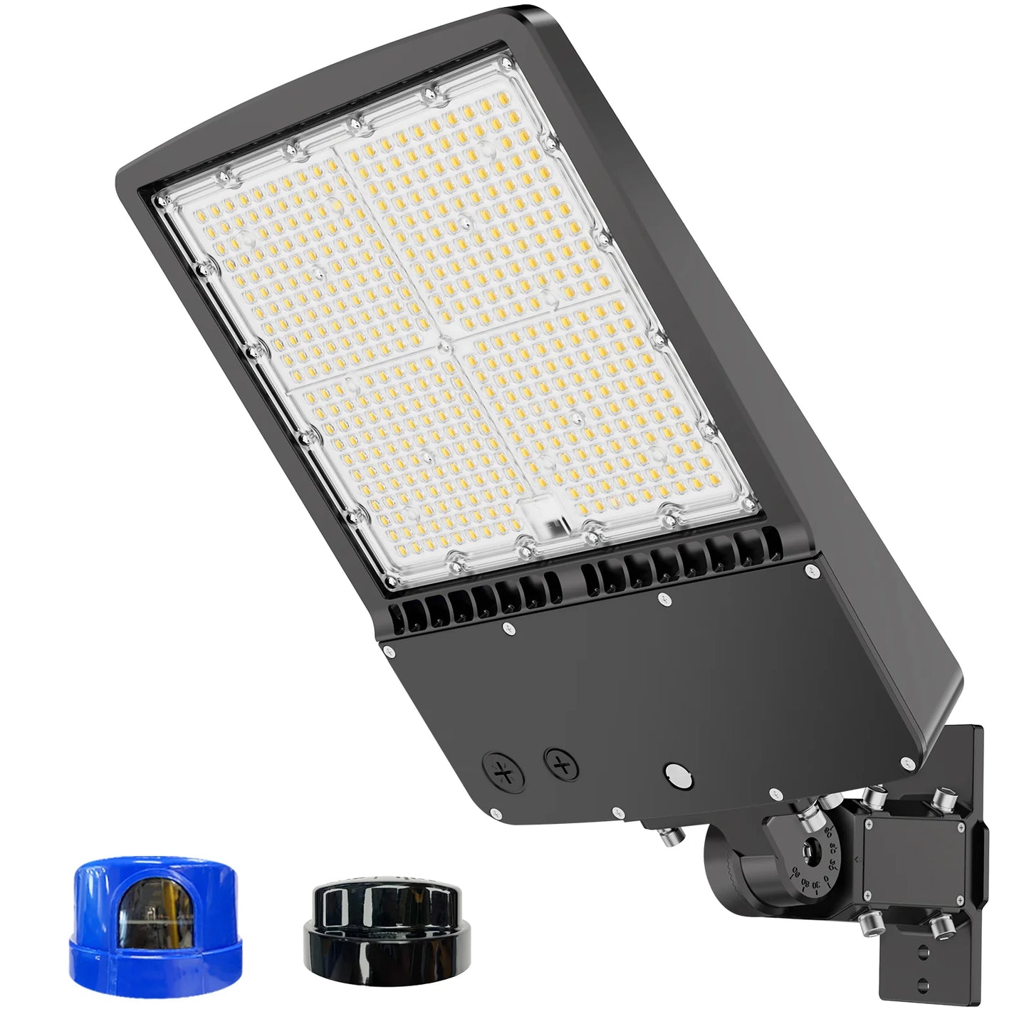 Hyperlite LED Parking Lot Light - Zeus Series, 45000lumens, 5000K, 120-277V, Dusk to Dawn