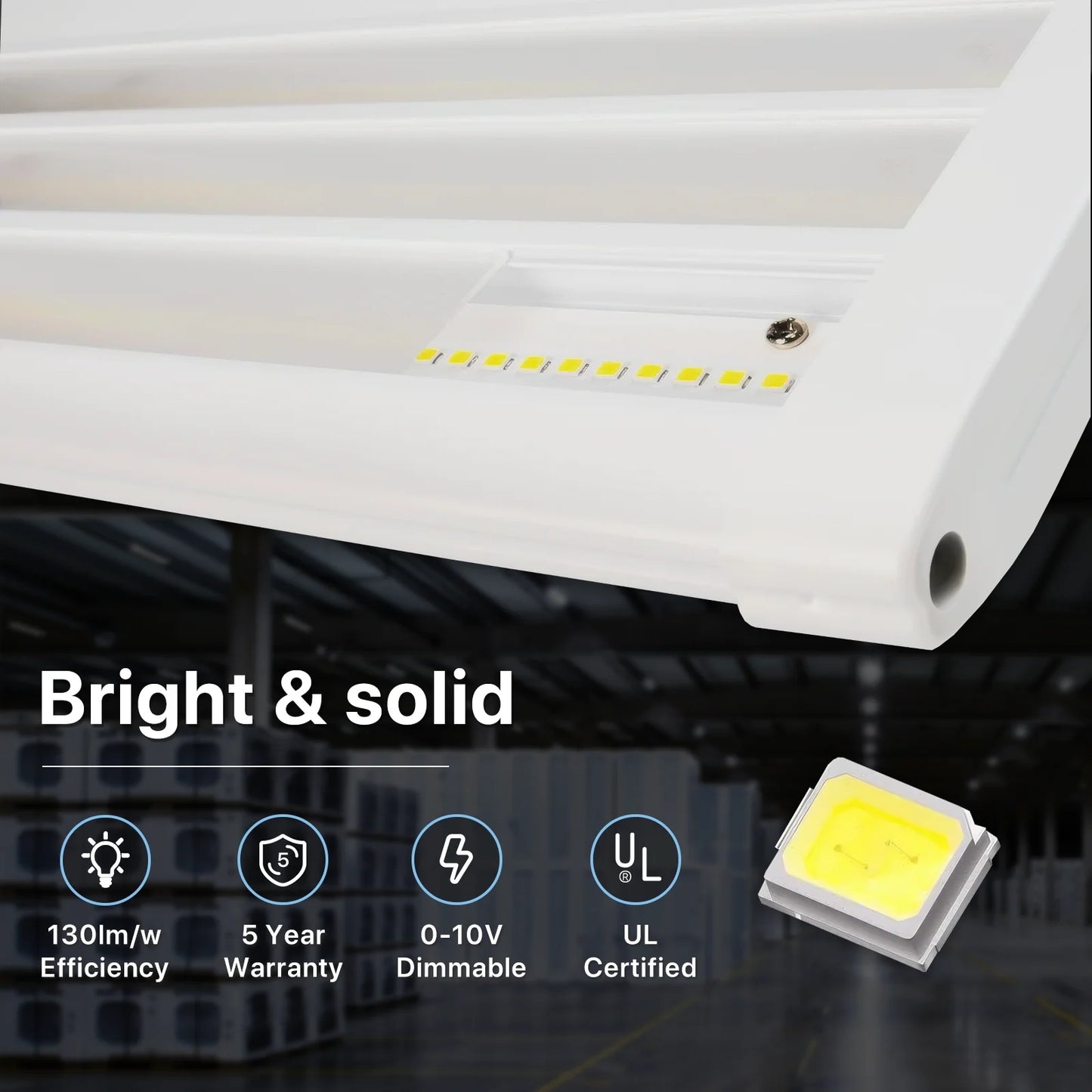 Led Linear High Bay Light - Will Series, 41600lumens, 5000K, AC 120-277V