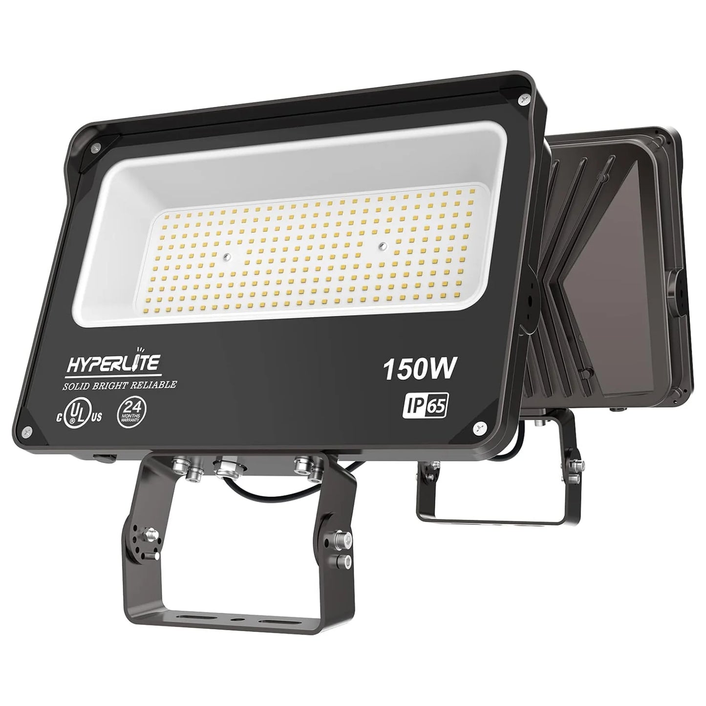 Hyperlite Led Flood Light - Mars Series (Trunion Mount) 2Pack, 18000lumens, 5000K, AC 120V ONLY