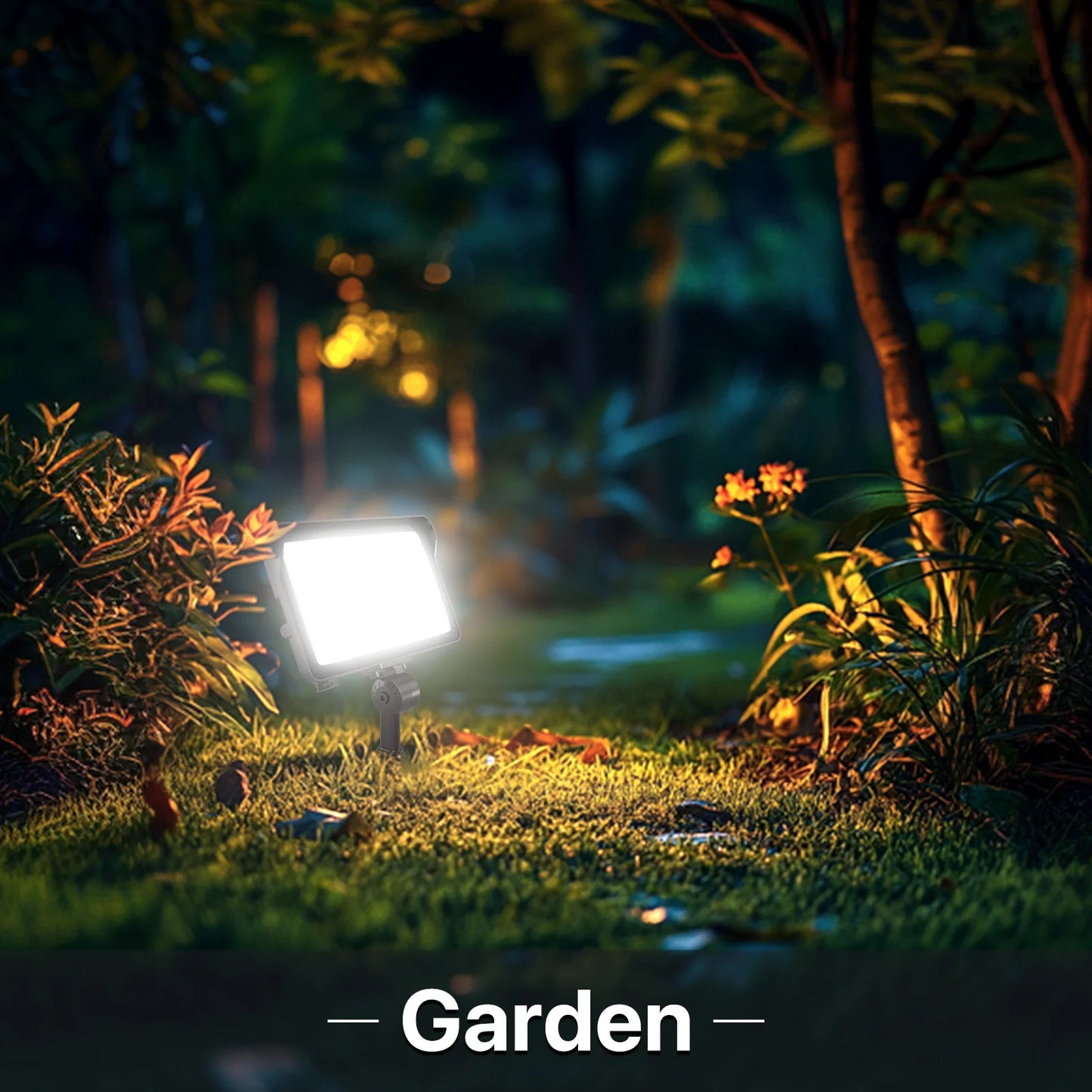 Hyperlite Led Flood Light - Mars Series (Knucle Mount) 2 Pack, 7700lumens, 5000K, AC 120V With Junction Box