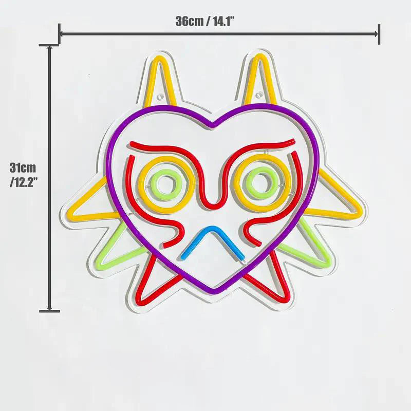 Zelda Mask LED Neon Sign Light