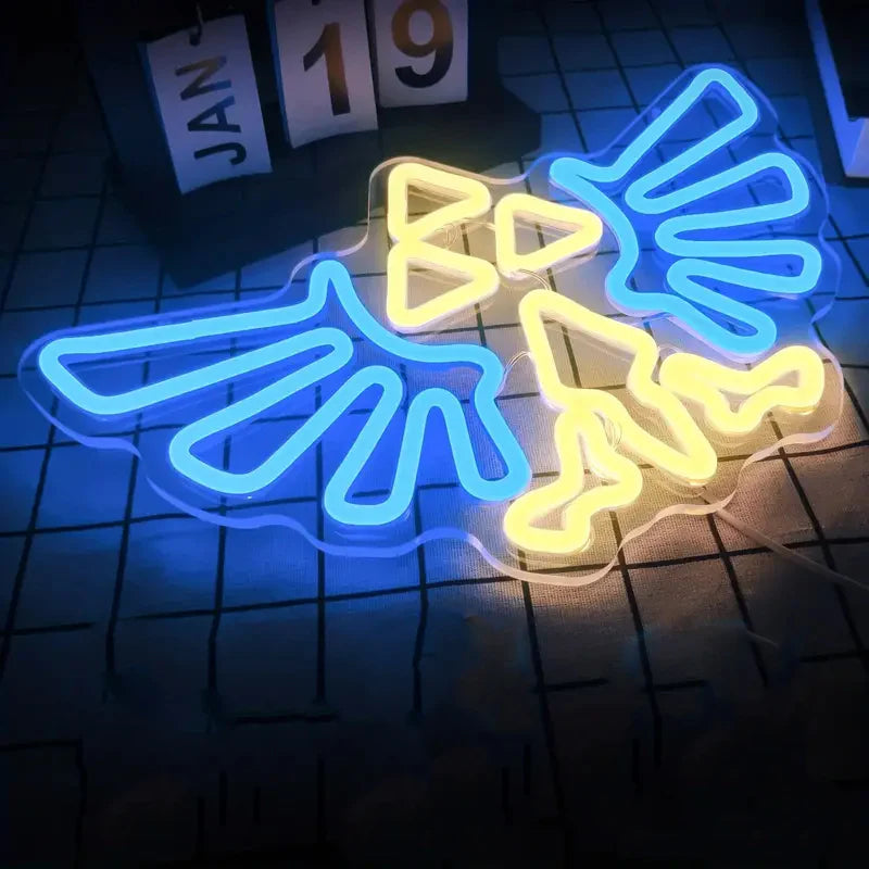 Wings LED Neon Sign Light