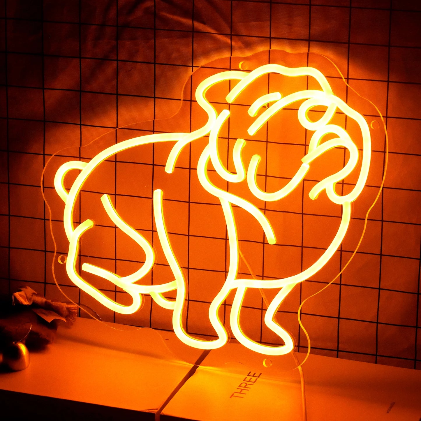 Bull Dog LED Neon Sign Light