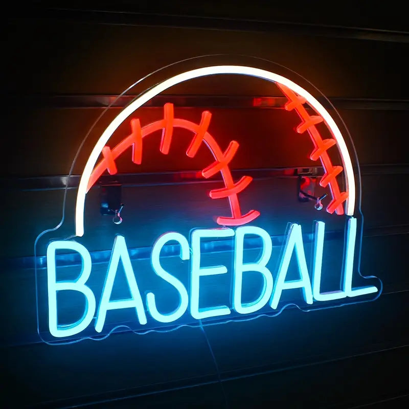 Baseball LED Neon Sign Light