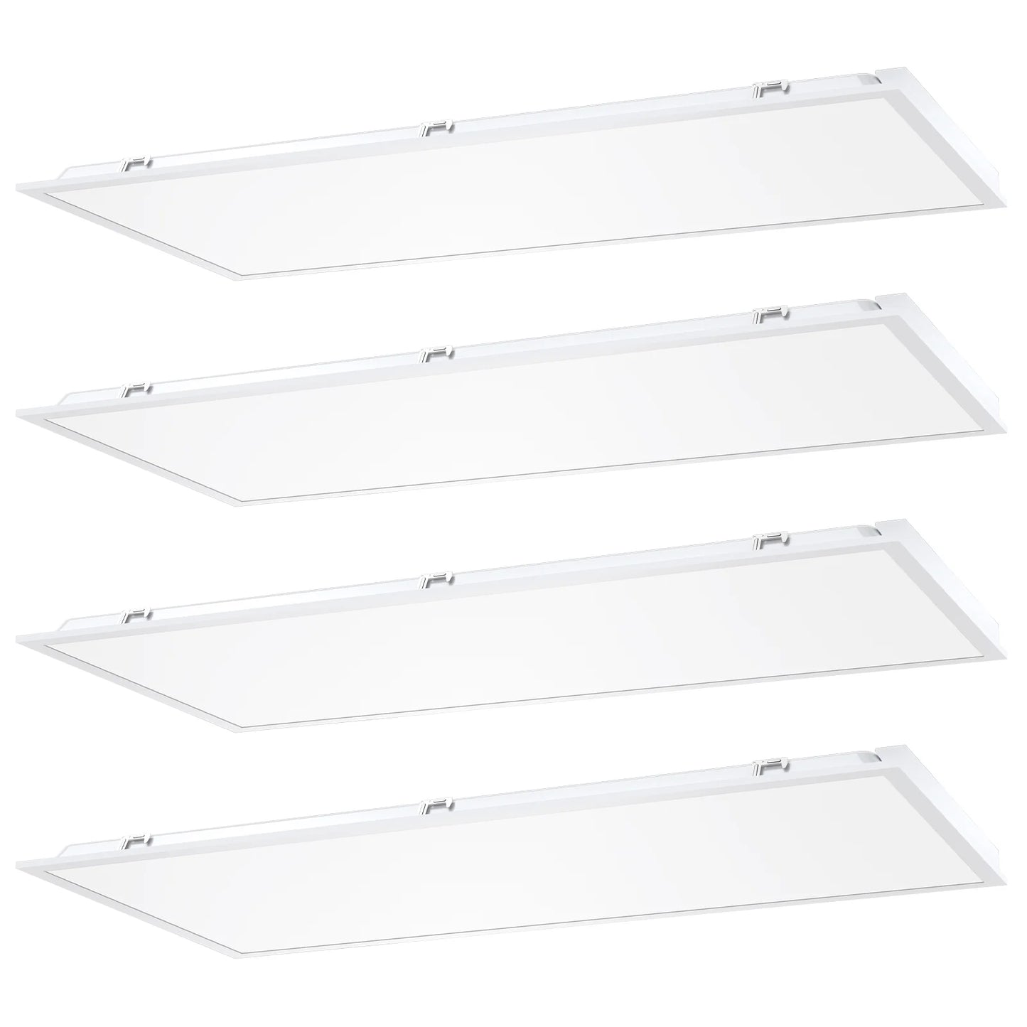 Recessed Mount Panel Light - BPL Series 4 Pack, 9000lumens, Selectable Wattage & CCT, AC 120-277V