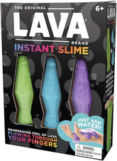 Lava Brand Instant Slime Make Your Own Slime Activity Kit Includes 3 Different Colored Slimes Just Add Water Ages 6 and Up