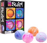 NeeDoh Teenie Swirl 4 Pack Sensory Squeeze Toy 15 in Diameter Colors May Vary