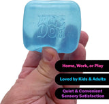 NeeDoh Nice Cube Sensory Squeeze Toy with Super Solid Squish 225 Cube Purple