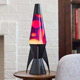 Lava The Original Lamp 145 Evenfall Retro Rocket Liquid Motion Lamp Yellow Wax and Purple Liquid Item 2391 Amazon Exclusive